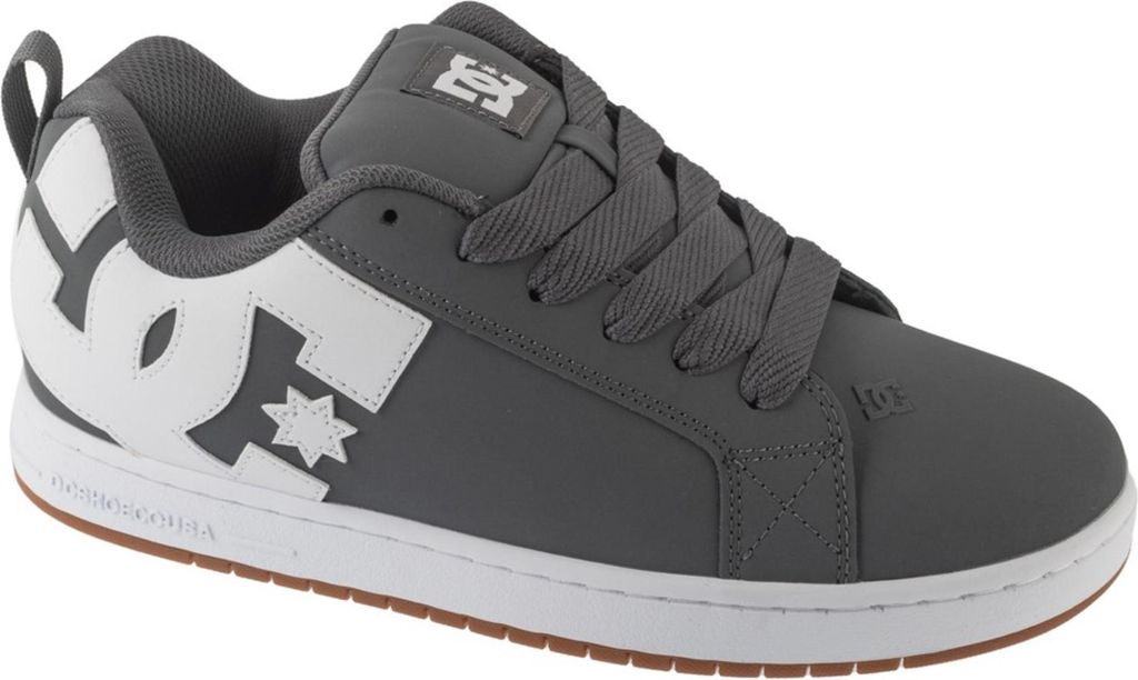 DC SHOES Court Graffik - Herren Sneakers Skate Skater Schuhe Grau DC01661-065 , EU 42.5