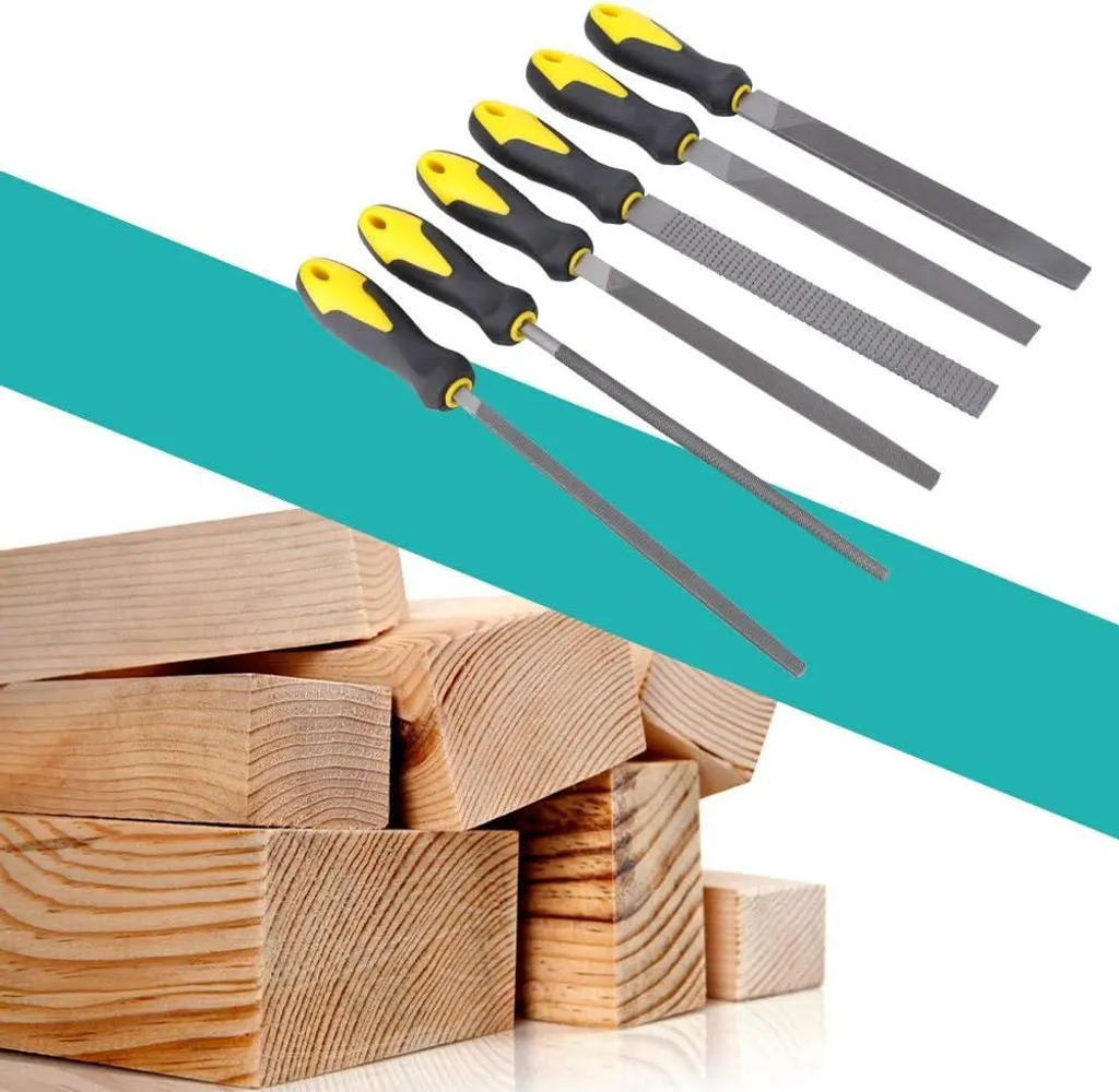 Ajustez vos pièces avec ce jeu de 6 limes de 20 cm multi-usages - 2