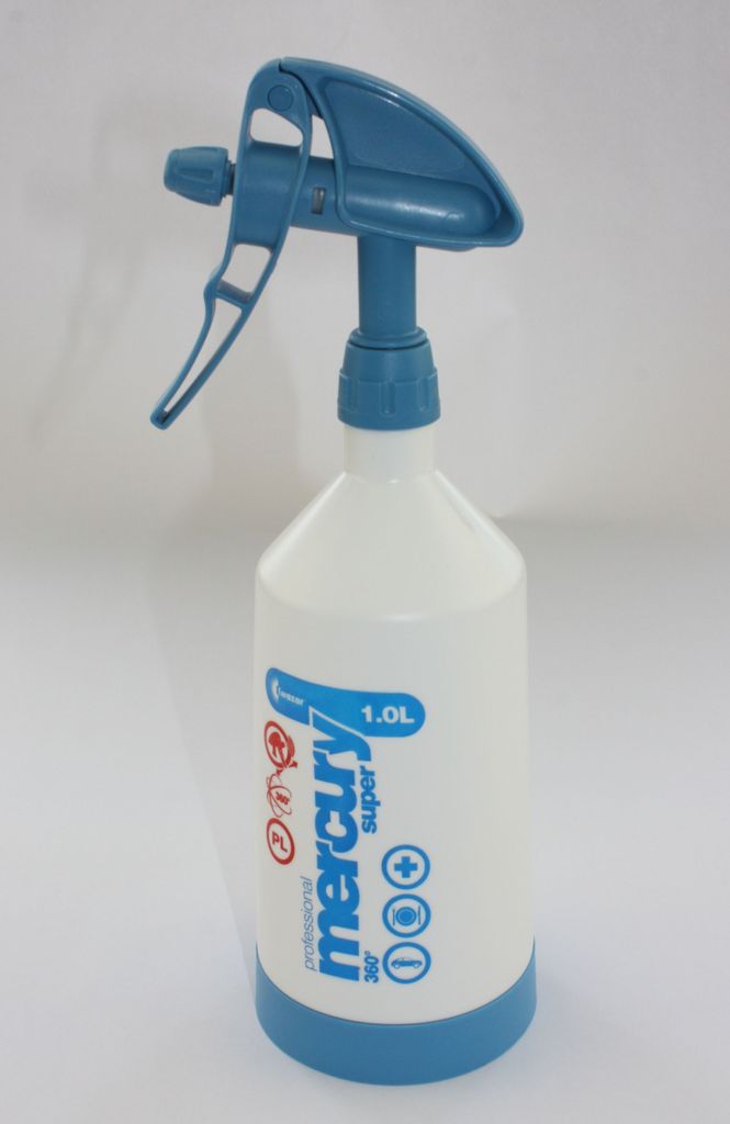 Sprühflasche 360° blau 1L KWAZAR Mercury Produktbild 