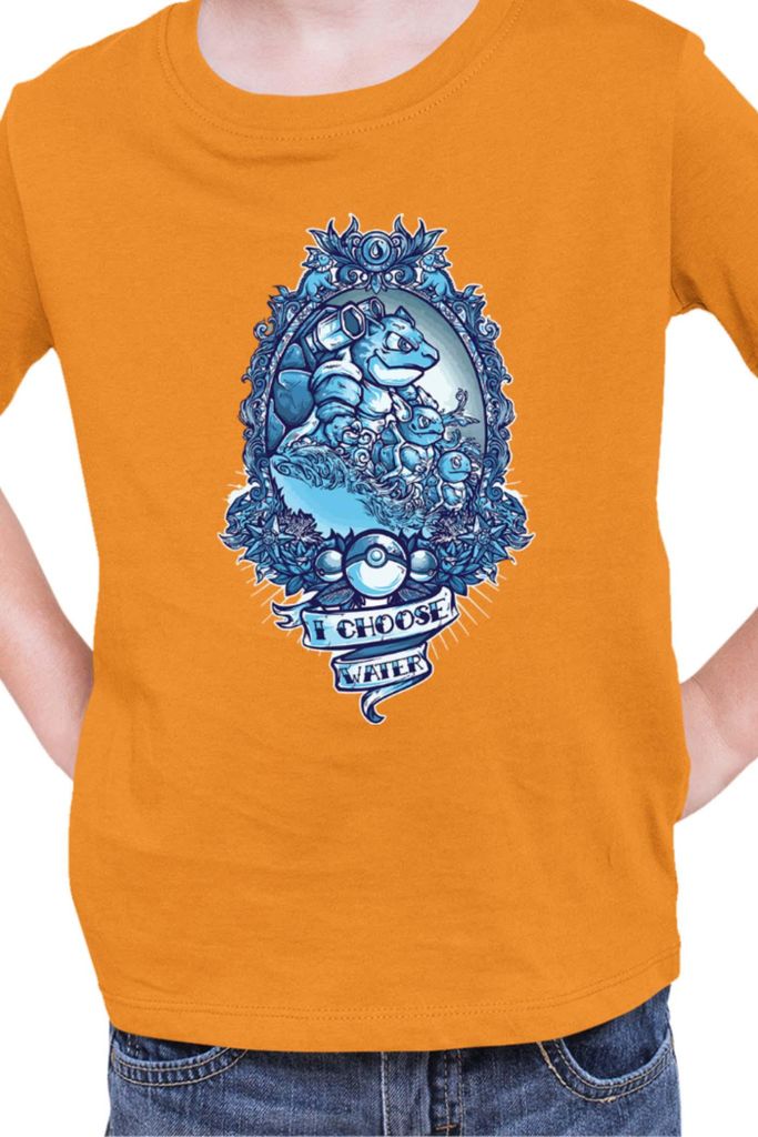 Kinder T-Shirt Japan Manga Anime Comics Pokemon 029, / Orange
