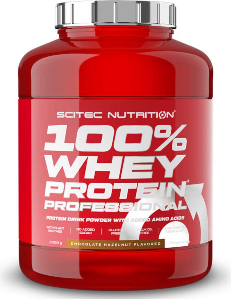 Scitec Nutrition 100% Whey Protein Professional 2350g Schokolade Haselnuss