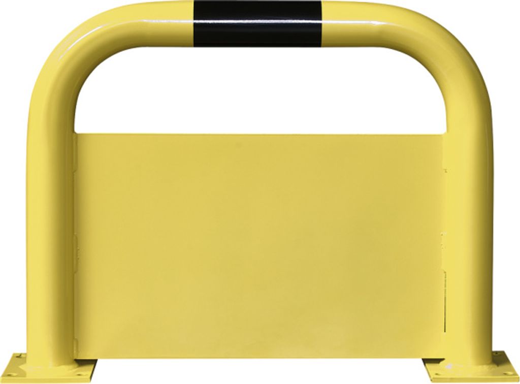 Rammschutz-Bügel mit Unterfahrschutz, Inneneinsatz, Stahl, 750x600 mm