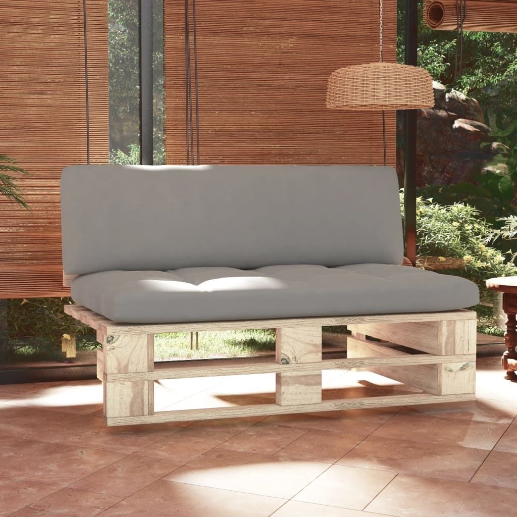 "im Angebot" Outdoor-Mittelsofa Paletten Imprägniertes Kiefernholz - Stapelsessel CC2845