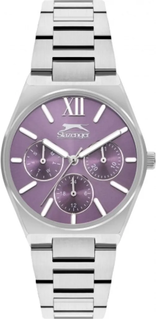Montre analogique pour femme en acier inoxydable coloris rose
