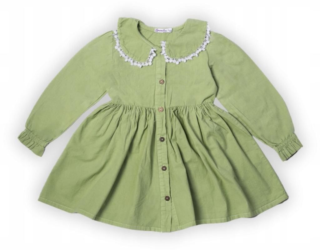 Kleid für Mädchen aus Baumwolle  -  Größe  104,  Alter 4 Produktbild 