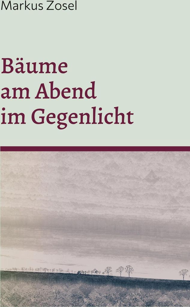 Bäume am Abend im Gegenlicht