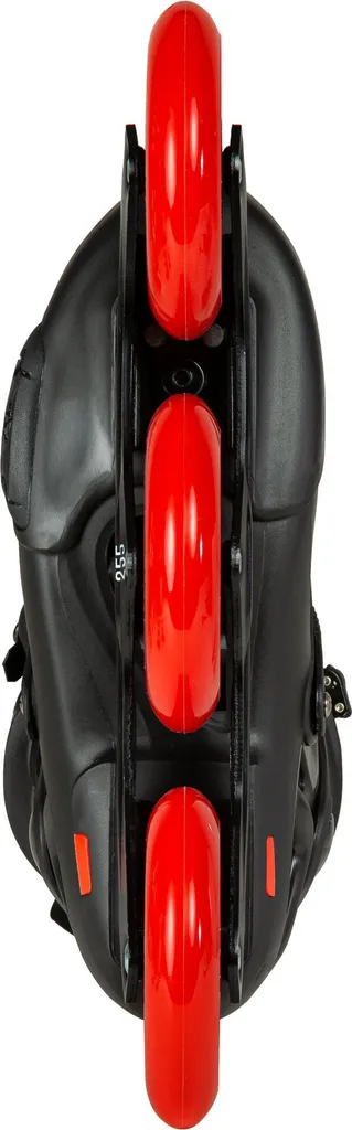 Roller Freeskate 3 roues Powerslide Imperial 110 coloris Noir et Rouge - 4