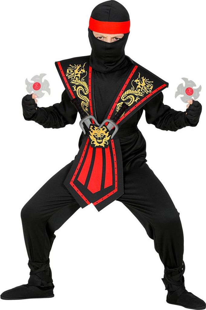 WIDMANN Kinderkostüm Kombat Ninja mit Waffenset Overall Produktbild 