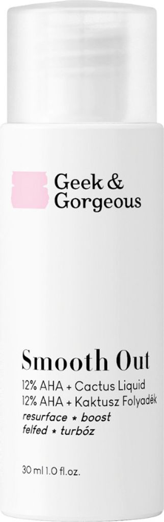 Geek & Gorgeous - Smooth Out AHA 12 % + Cactus Liquid, 30 ml