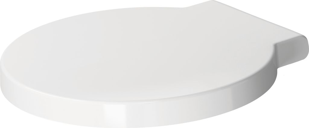 Duravit WC Sitz Starck 1 mit SoftClose Scharniere Edelstahl, 0065880099