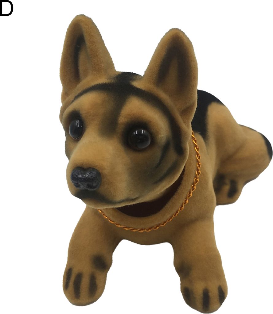handgefertigte Hundefigur empfindlicher Harz Micro Landschaft Shake Head Dog Statue Party Supplies-D