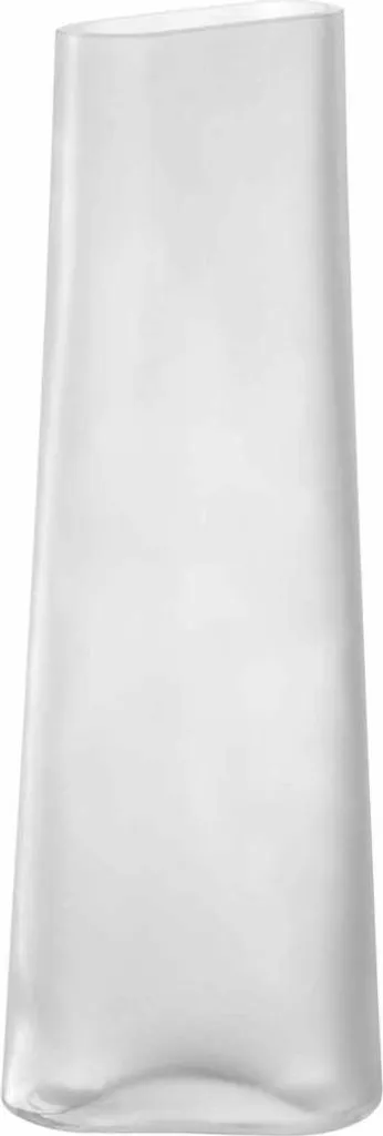 Vase satiné Leonardo Tour 42 cm - Finition mate et design architectural