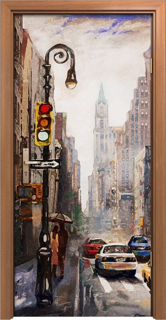 Türposter 90x200 cm Türaufkleber Türtapete Türfolie Produktbild 