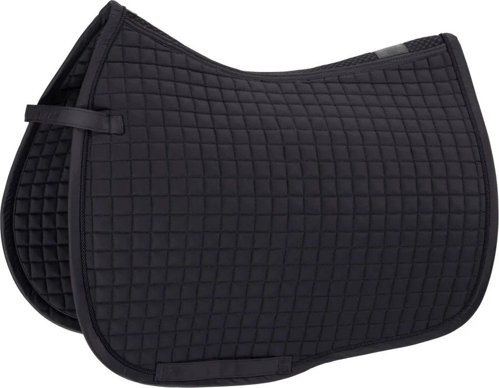 Tapis Eskadron Cotton Compact gris foncé pour selle de dressage - DL