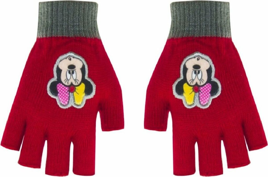 Minnie Maus Winterhandschuhe für Kinder Rote Onesize-Größe für maximalen Komfort