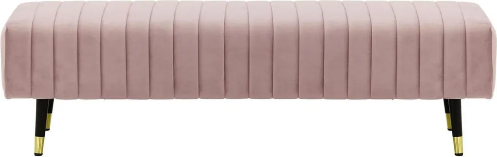 Pouf Slender Velluto 14 avec coutures décoratives - Siège d'appoint chic