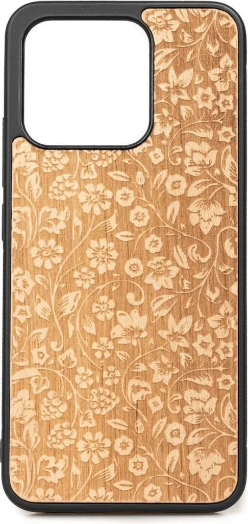 Accessoire Xiaomi 13 coque bois Wild Flowers Bewood pour le quotidien