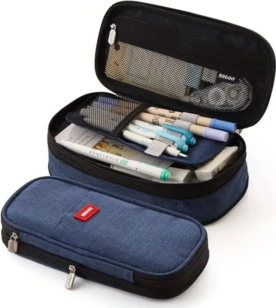 Elegante Astuccio Flamenco Mystique Blu - Idea Regalo Doppio Scomparto