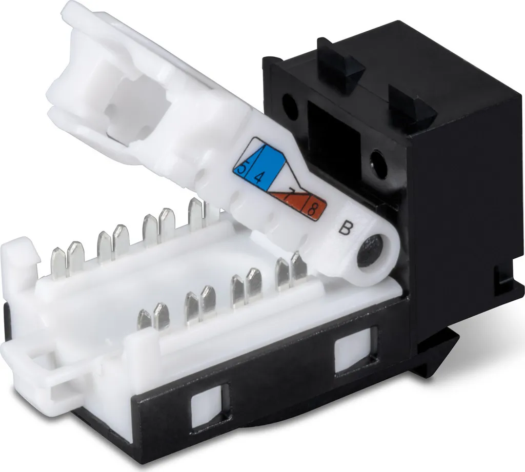 Pack 50 Keystone Cat6 TRENDnet TC-K50C6BK : Fini les Pertes de Signal