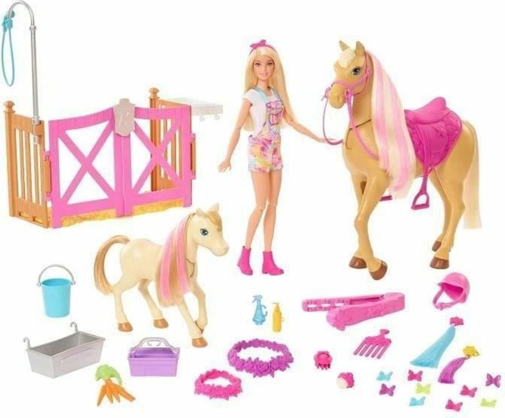 Barbie HGB58 - Fryzjerstwo i jazda konna, zestaw jeździecki Zdjęcie produktu 4