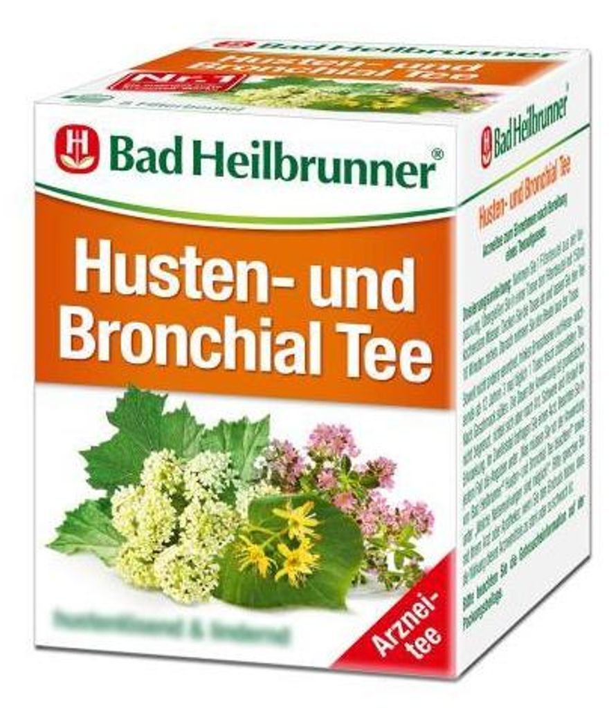 Bad Heilbrunner Tè Tosse e Bronchi N bustina 8 pz Immagine del prodotto 