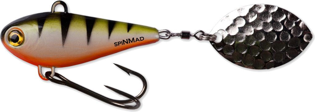 Spinmad Spinnerbait Turbo Nr.: 1001 (35g) 5cm Farbe: Real Perch