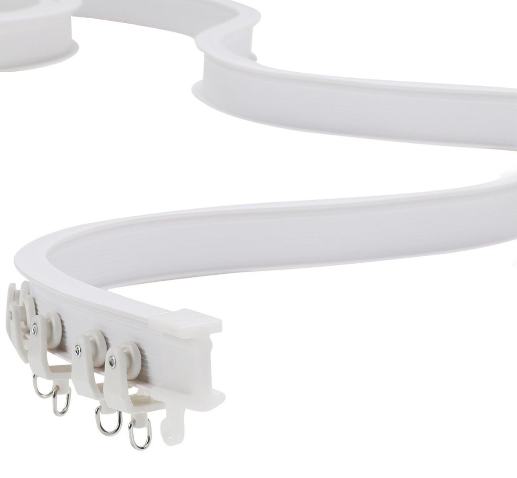 Vigevee 5M Flexible Gardinenschiene Deckenmontage, Biegbare Produktbild 
