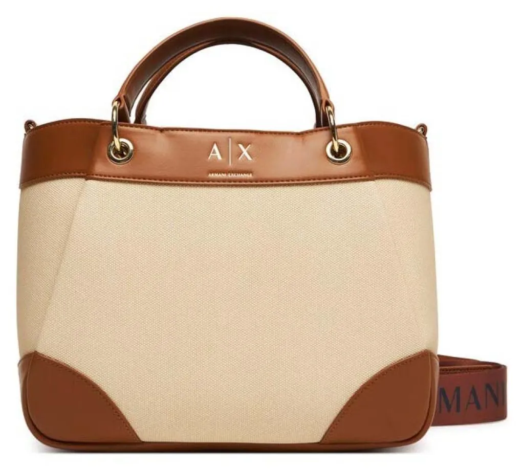 Sac à main Armani Exchange XW000393 AF2251 Marron - Élégance Urbaine