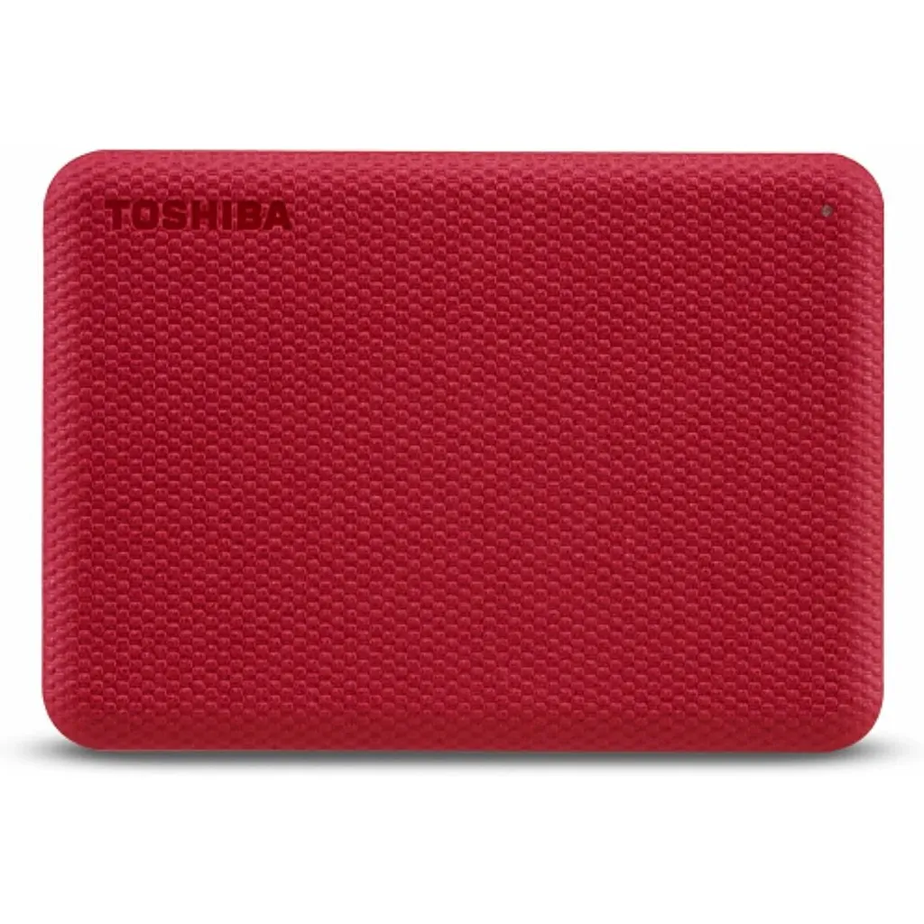 Solution de Stockage Mobile 2 To Toshiba Canvio Advance HDD USB 3.2 - Rouge