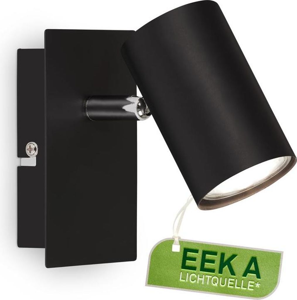 LED Wandleuchte innen mit EEKA Lichtquelle*, schwenkbar, Produktbild 