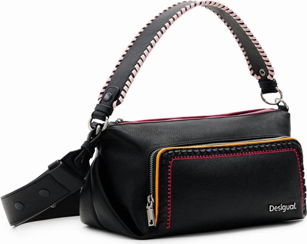 DESIGUAL SCHWARZE DAMENTASCHE : Farbe - Schwarz, Größe - Produktbild 