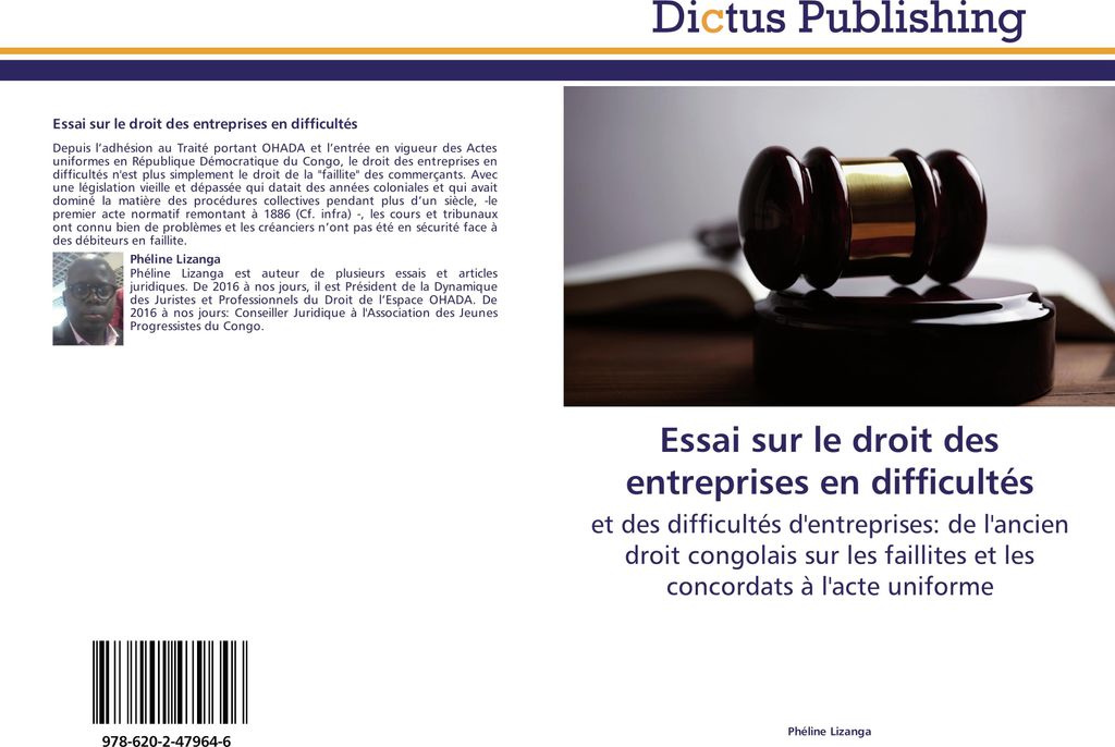 Essai sur le droit des entreprises en difficultés