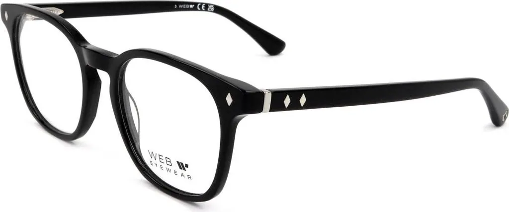 Monture de lunettes Web Eyewear WE5410 52001 en acétate noir chic