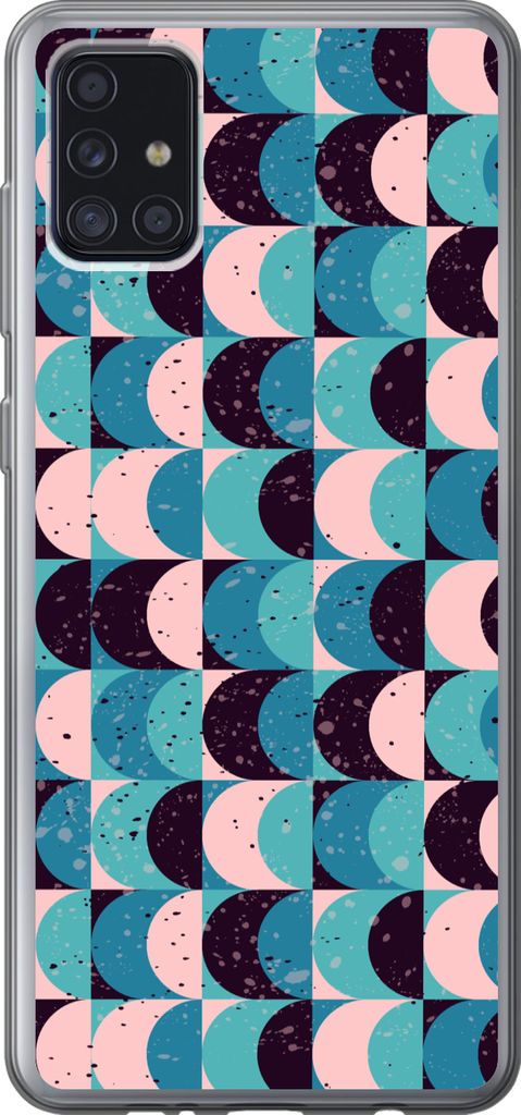 MuchoWow Handyhülle Schutzhülle Hülle für Telefoonhoesje Samsung Galaxy A52 5G Mädchen - Farbe - Muster - Mädchen - Kinder - Kinder Silikon...