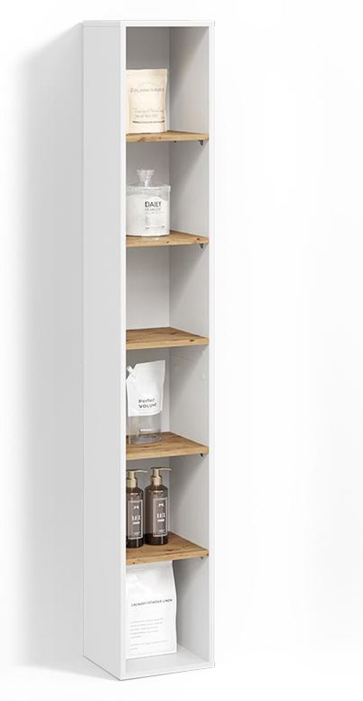 Hochregal Livinity Paolina Weiß/Artisan 30 x 188.6 cm, Model 58811