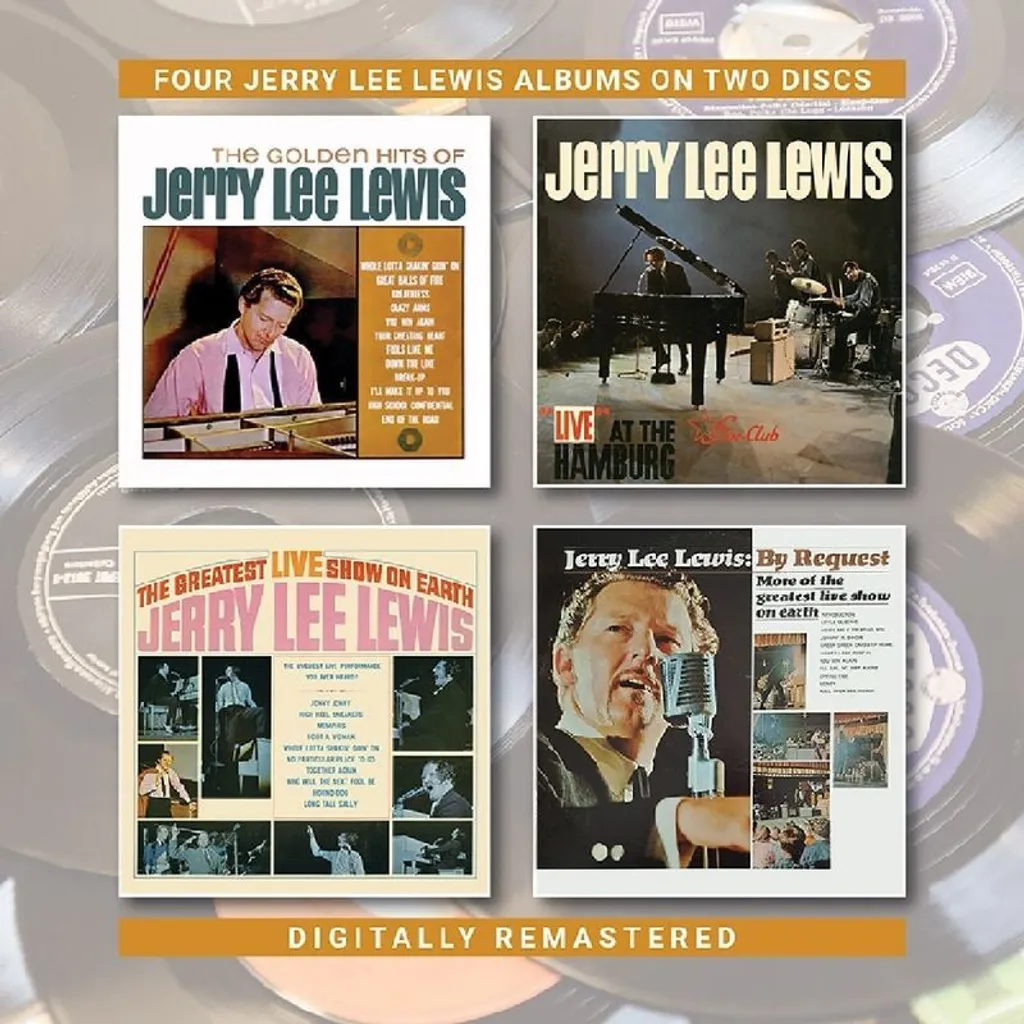 Jerry Lee Lewis Discographie 4 Albums en 2 CD : Solution Gain de Place