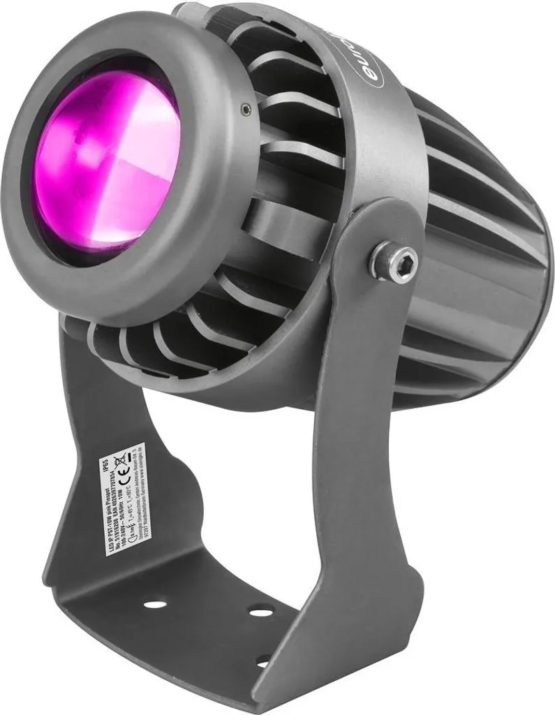 Eurolite LED PST-10W Pink 51916208 - Pinspot LED per Esterno e Interno