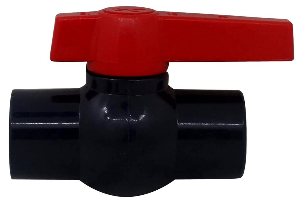PVC Absperrventil Kugelhahn Klebemuffe 20 25 32 40 50 63 75 90 110 mm für Pool
