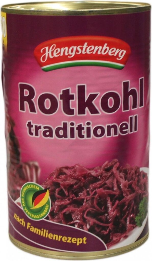 Hengstenberg Rotessa Rotkohl traditionell in der Dose 4040g Produktbild 