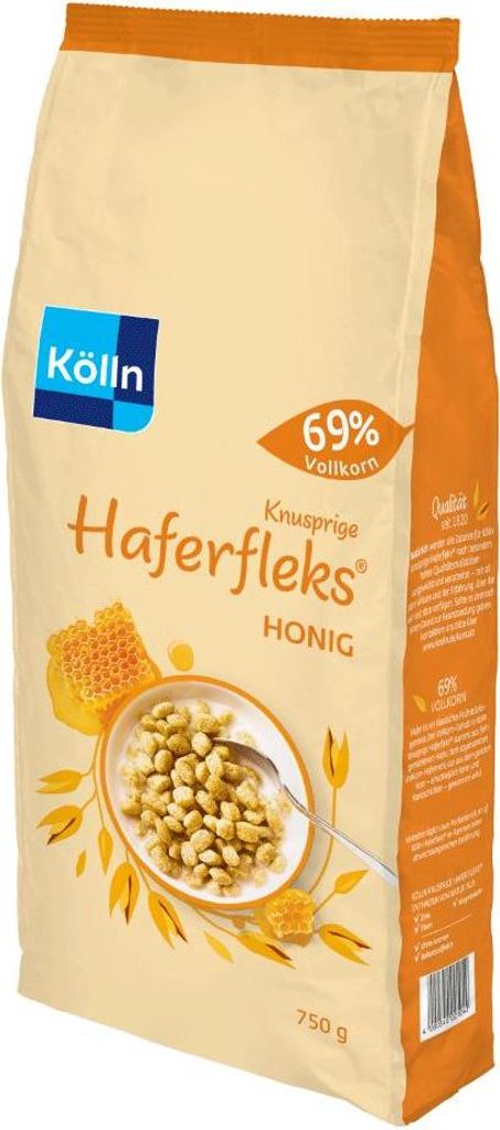 Kölln Haferfleks® Honig, 750g Produktbild 