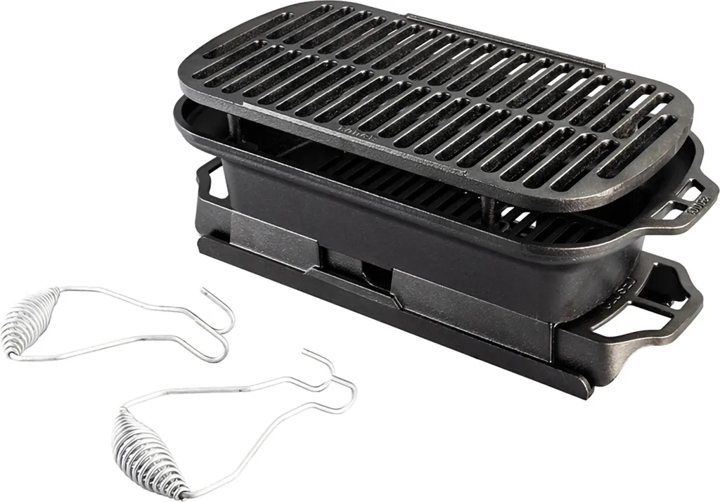 Gril de Table Fonte GRILLFASS Barbecue Charbon Sans Encombrement Terrasse
