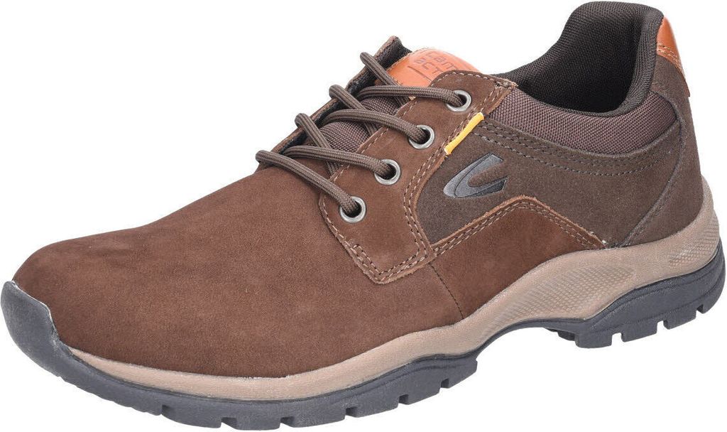 camel active Sneaker da uomo in pelle, verde, 40 EU