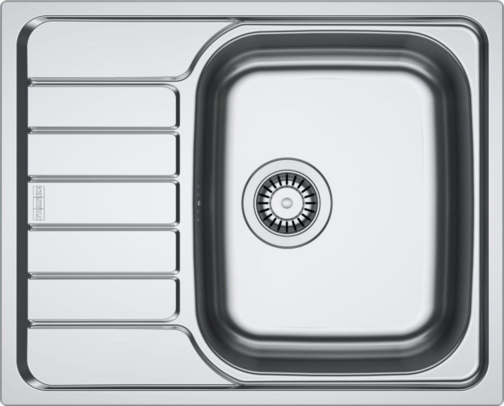 Franke Smart SKL 611-62 Einbauspüle Edelstahl für Unterschränke ab 45 cm, Drehknopf - INKL.