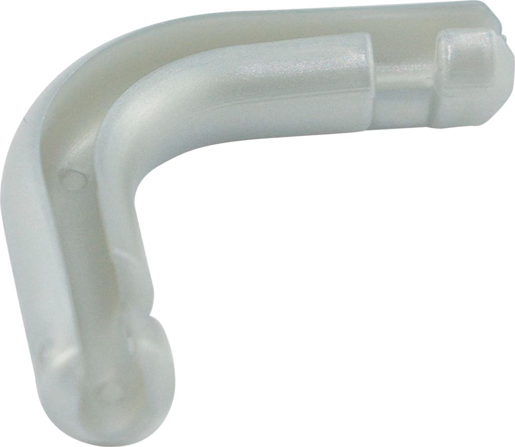 Eckverbinder Kunststoff Silber