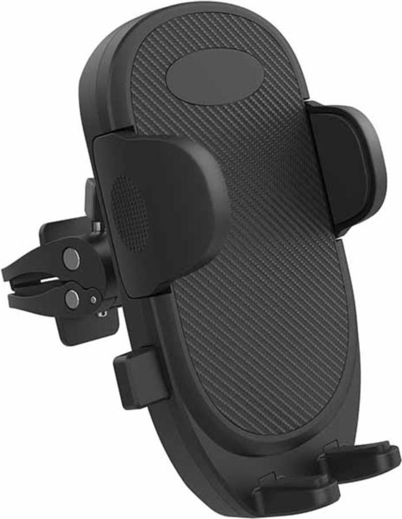 INF Schwarz Auto Lüftung Handyhalter - 360° Drehung, Universal Clip