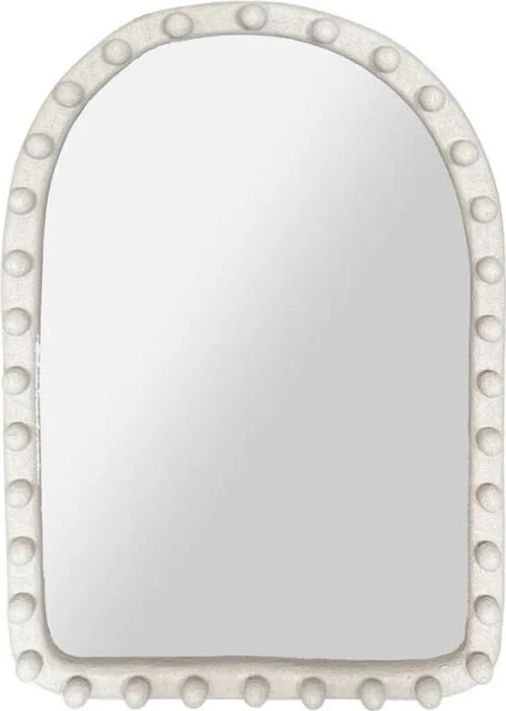 Grand Miroir Rectangulaire Blanc Style Scandinave 60x85 cm Home ESPRIT