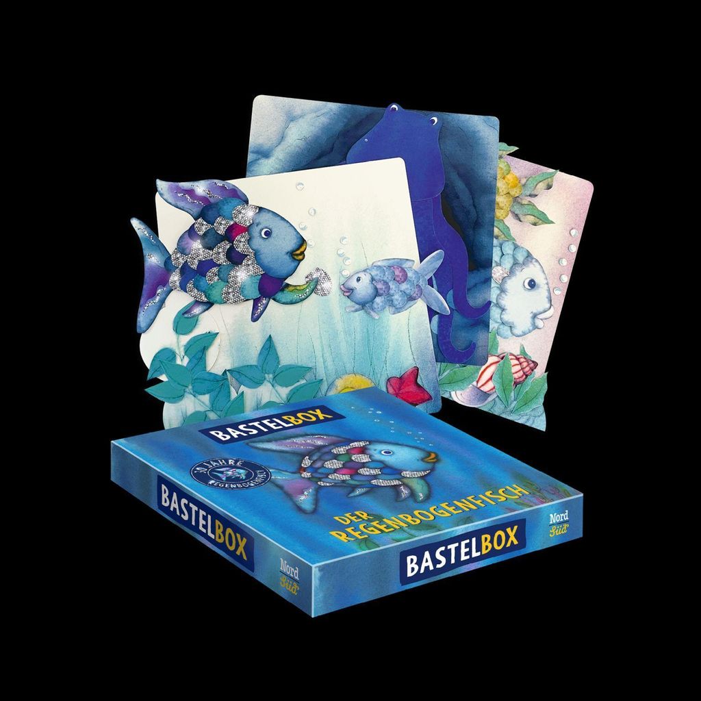 Bastelbox Der Regenbogenfisch mit 3 Motiven und Produktbild 