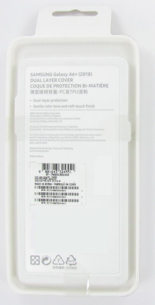 Samsung EF-PA605, Ochranný obal, Samsung, Galaxy A6+, 15,2 Obrázok produktu 
