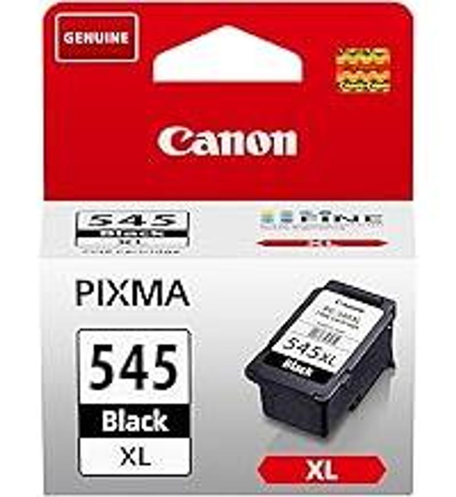 Canon Tinte - PG-545XL Original Drucker Tintenpatrone Schwarz mit hoher Reichweite - Druckt bis zu 400 A4-Seiten (1 x druckerpatrone)