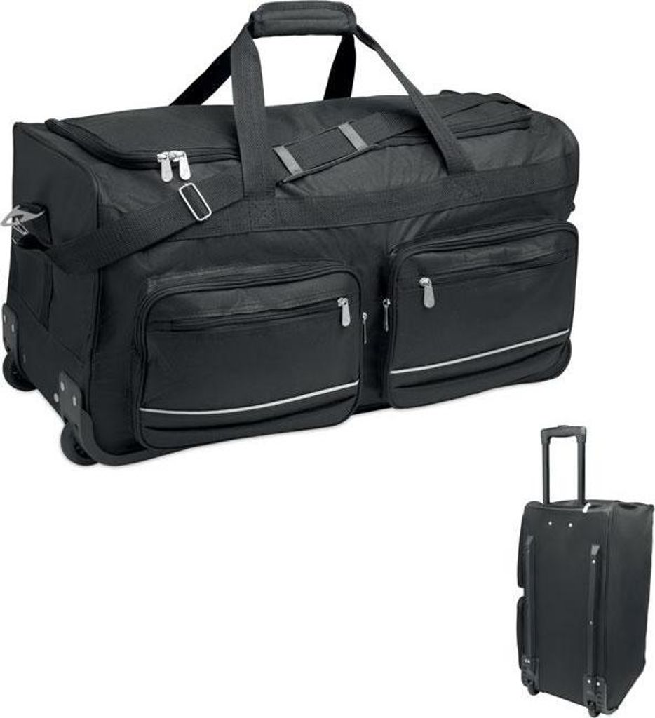MidOcean - "Itfits" Reisetasche, rPET (Recyceltes Polyethylen-Terephthalat) MO2079 (Einheitsgröße) (Schwarz)